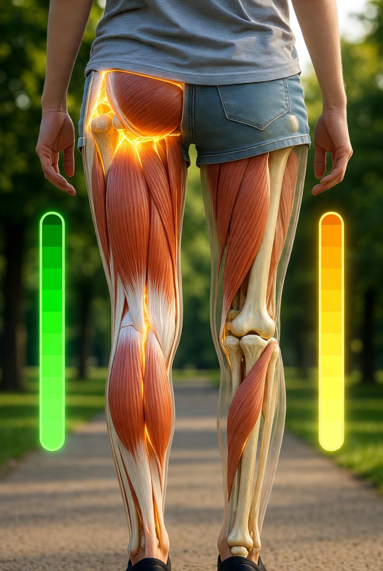 Lower body skeletal and muscular health indicators